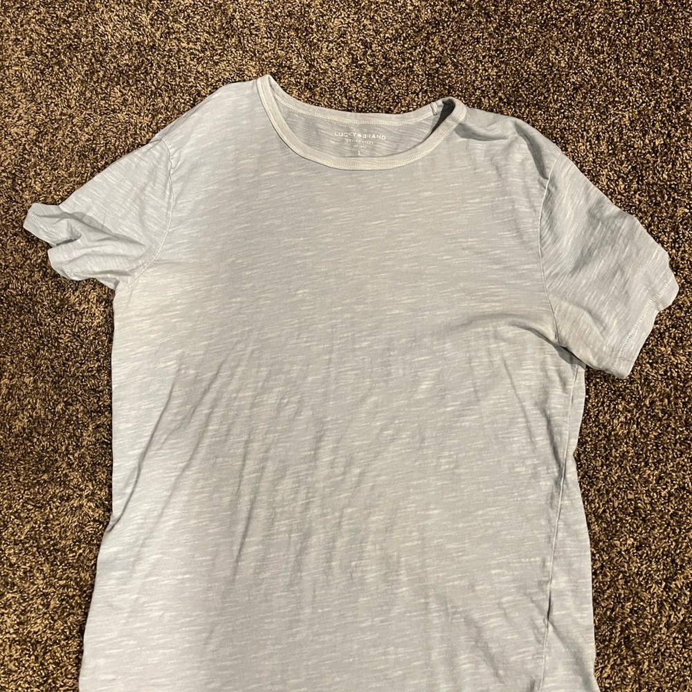 Lucky Brand Light Light Blue Short Sleeve Tee